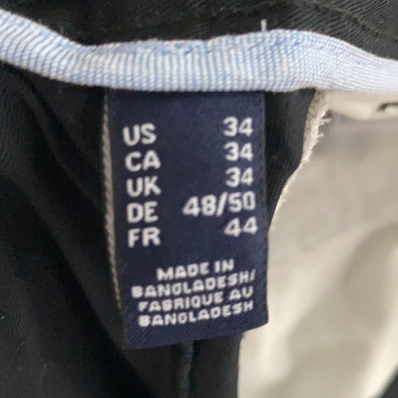 Lands End Men's Blend Plain Front Chino Pants - Picture 7 of 8